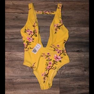 One piece bathing suit
